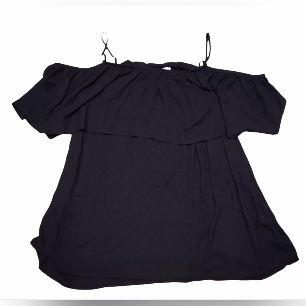 Lush Black Tank Top Very Cute Design For Women Size XS